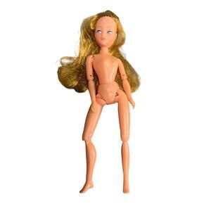 Vintage Little Miss Dollinkin 1970s Blonde Barbie Doll 9 Inch